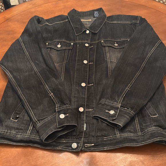 AKDMKS Y2K Denim Jean Jacket Men’s Size 3XL, Grunge,Retro,Unisex - Picture 5 of 10